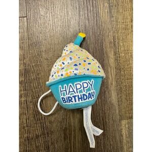 Build-A-Bear Happy Birthday Cupcake Teal White Confetti Plush Accessory 026334